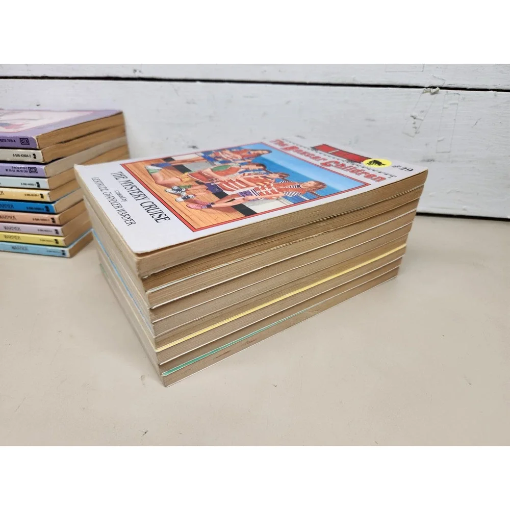 Lot of (19) The Boxcar Children Books Kids Paperback Mystery Series ~ Good